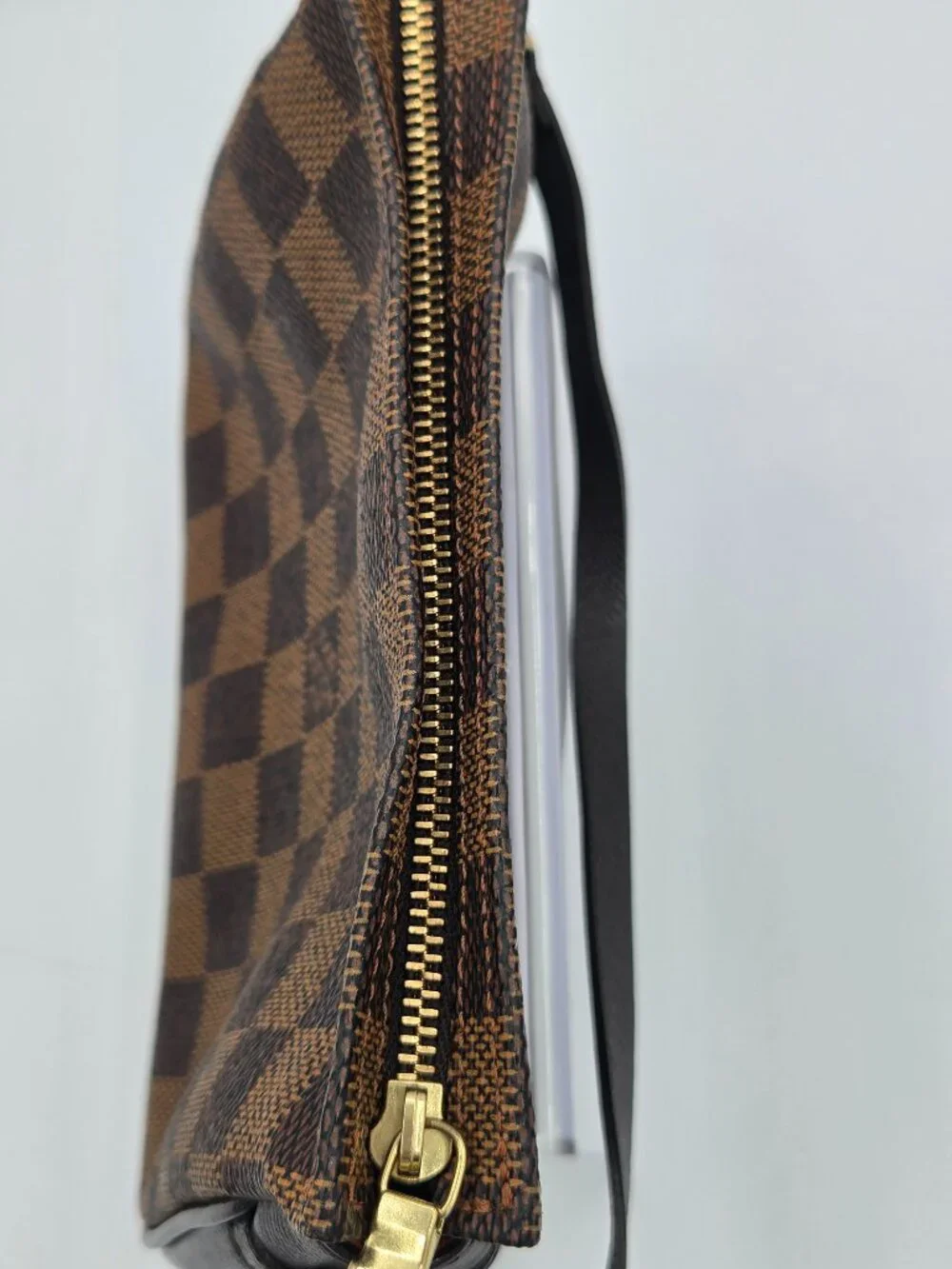 Louis Vuitton Damier Ebene Trousse Make Up Bag Pochette | Vintage | 1998